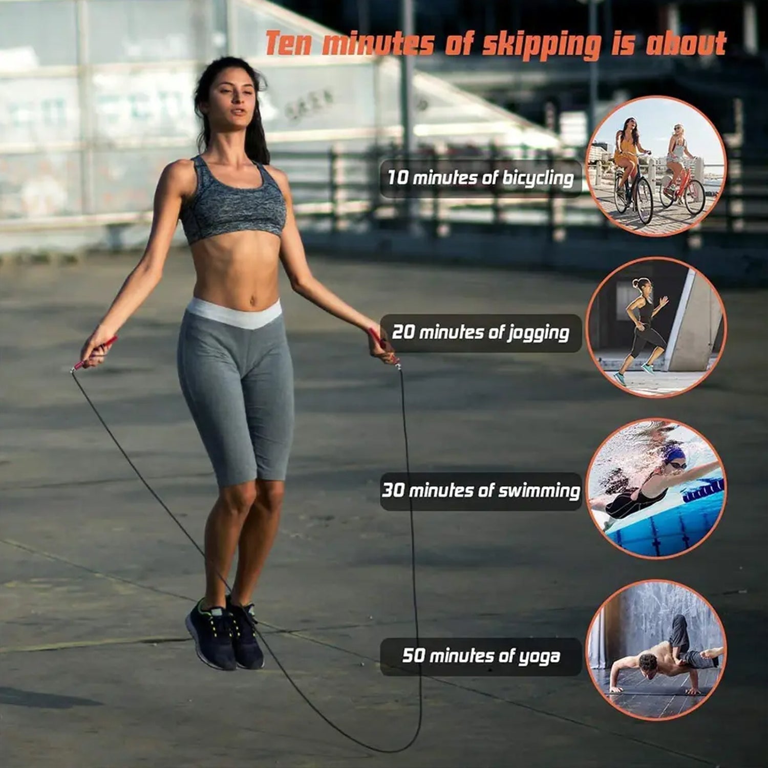 Durable jump rope for weight loss and exercise. Durable jump rope for weight loss and exercise.